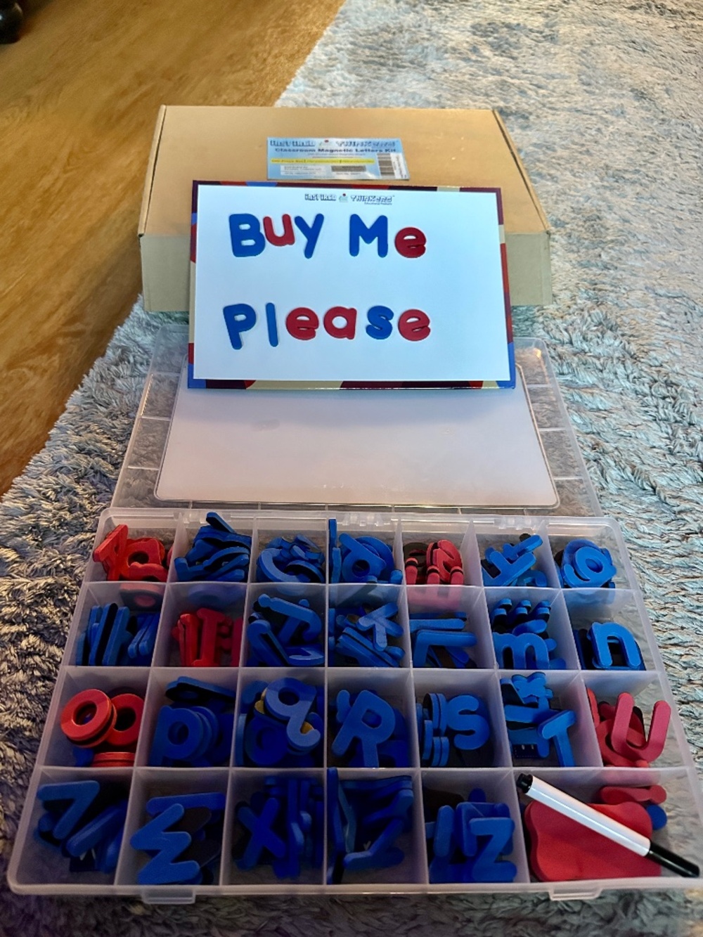 Inspired Thinkers 240pc Magnetic Letters Kit w Board Complete
